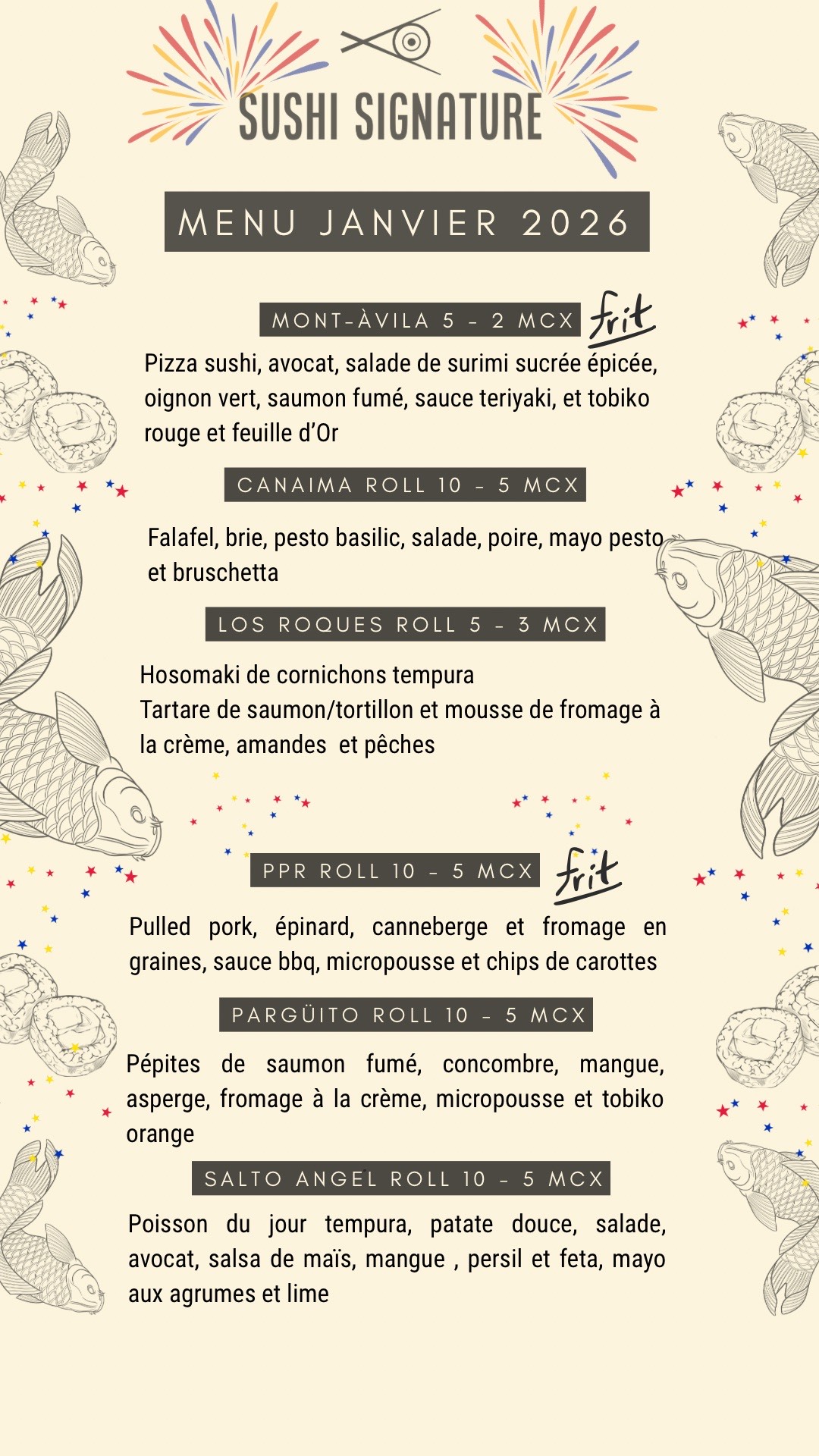 Sushi Signature | Sushis Innovants à Val-d'Or